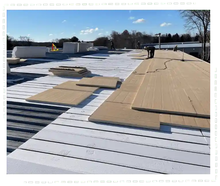 H. Kulak & Son LLC white commercial rooftop